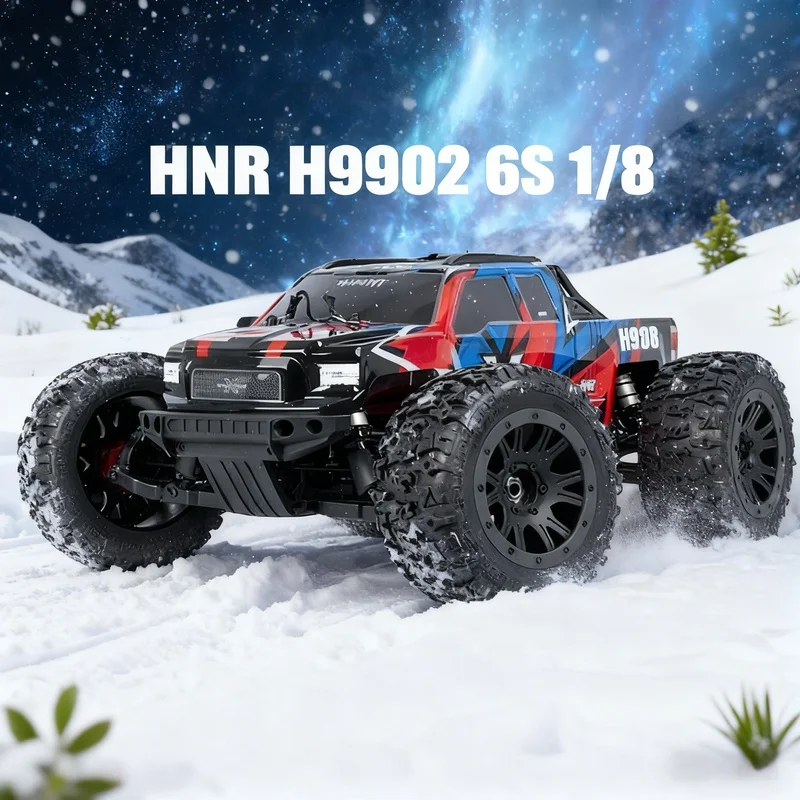 

Hnr H9902 Off-Road Monster Truck Remote Control Electric 1/8 Scale Four-Wheel Drive Brushless Rc Car Toy For Christmas Gift