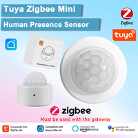 Tuya Zigbee Mini PIR Motion Sensor Wireless Infrared Human Detector - Tuya/Smart Life APP Control, Works with Alexa