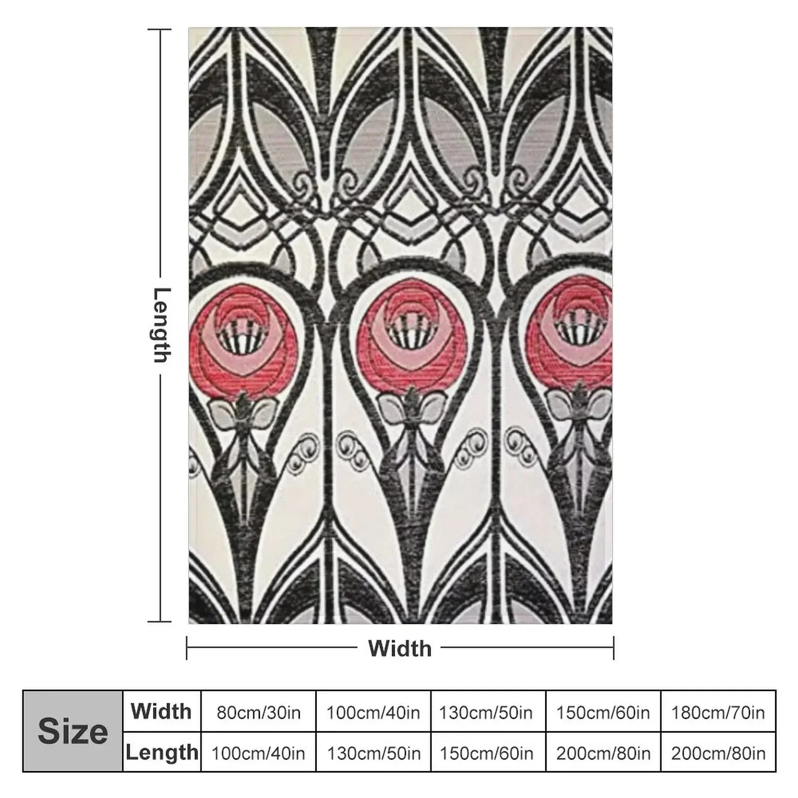 New Charles Rennie Mackintosh design Throw Blanket Large christmas decoration cosplay anime Blankets