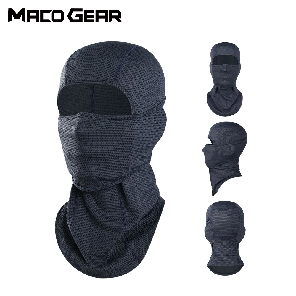 Cooling Balaclava Face Mask Quick Dry Breathable Mesh Helmet Liner Sun Protection for Motorcycle Cycling Outdoor Sports