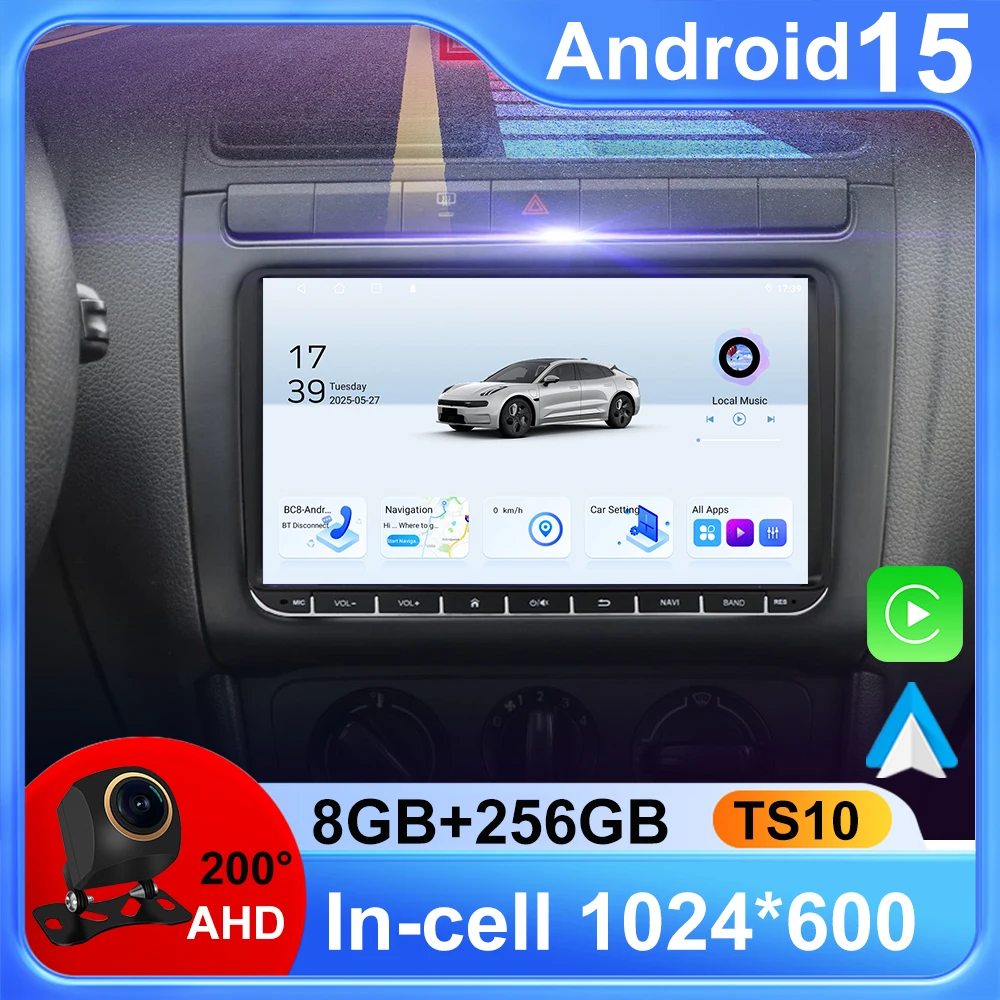Car Radio Android 2din 9 inch Universal Autoradio Multimedia Carplay GPS for Volkswagen Passat Tiguan Touran GOLF POLO VW Skoda