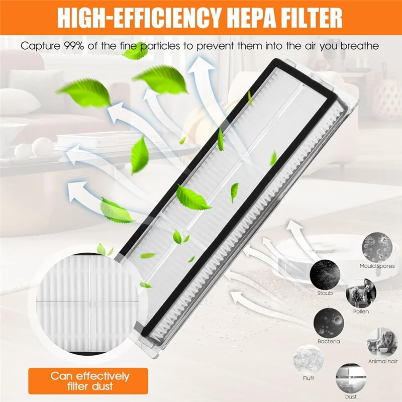 Parti di accessori per la consegna in 24 ore per Xiaomi X20 + X20 Plus Parti per aspirapolvere robot Spazzola laterale principale Accessori per filtri Hepa
