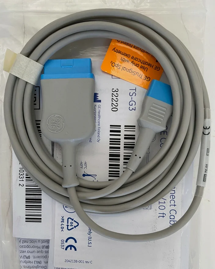 Original New GE-Datex Ohmeda TS-G3 Adapter Cable Spo2 Sensor