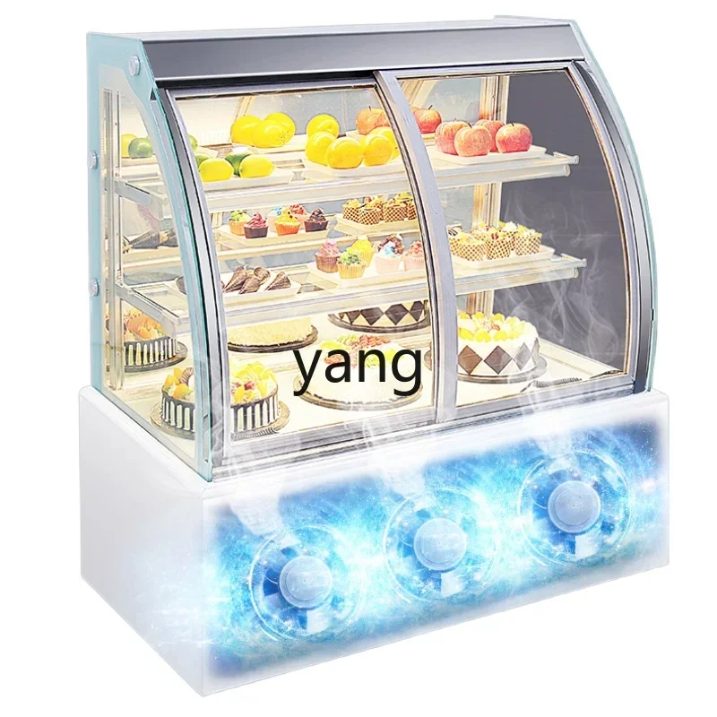 L'm Refrigerated Display Cabinet Commercial Fruit Deli Dessert Freezer Air Cooled Desktop Small Fresh Keeper