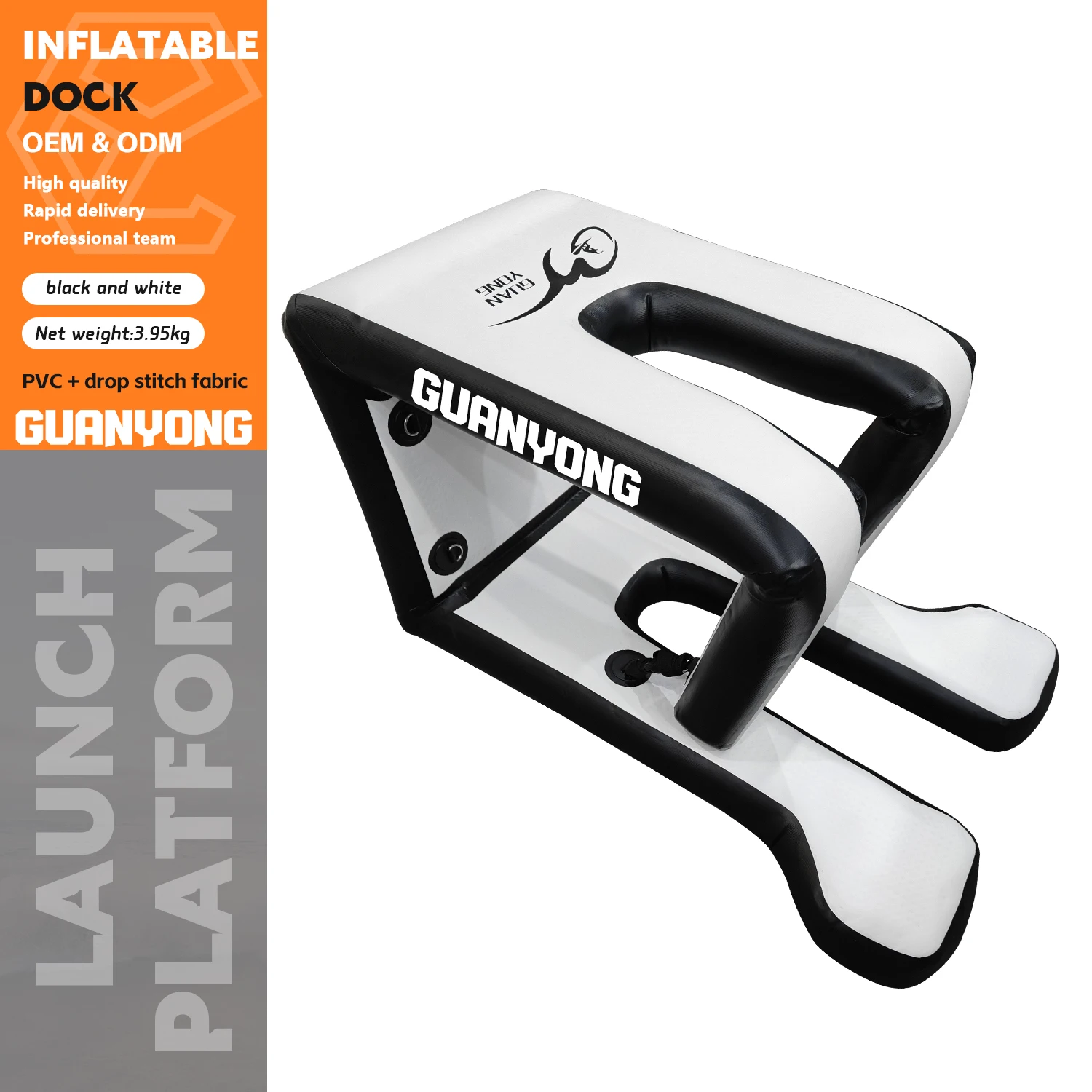 

Hot New Hydrofoil General Inflatable Dock Launch Platform Super Buoyancy Double Thickness PVC Material Easy Carry Surfing