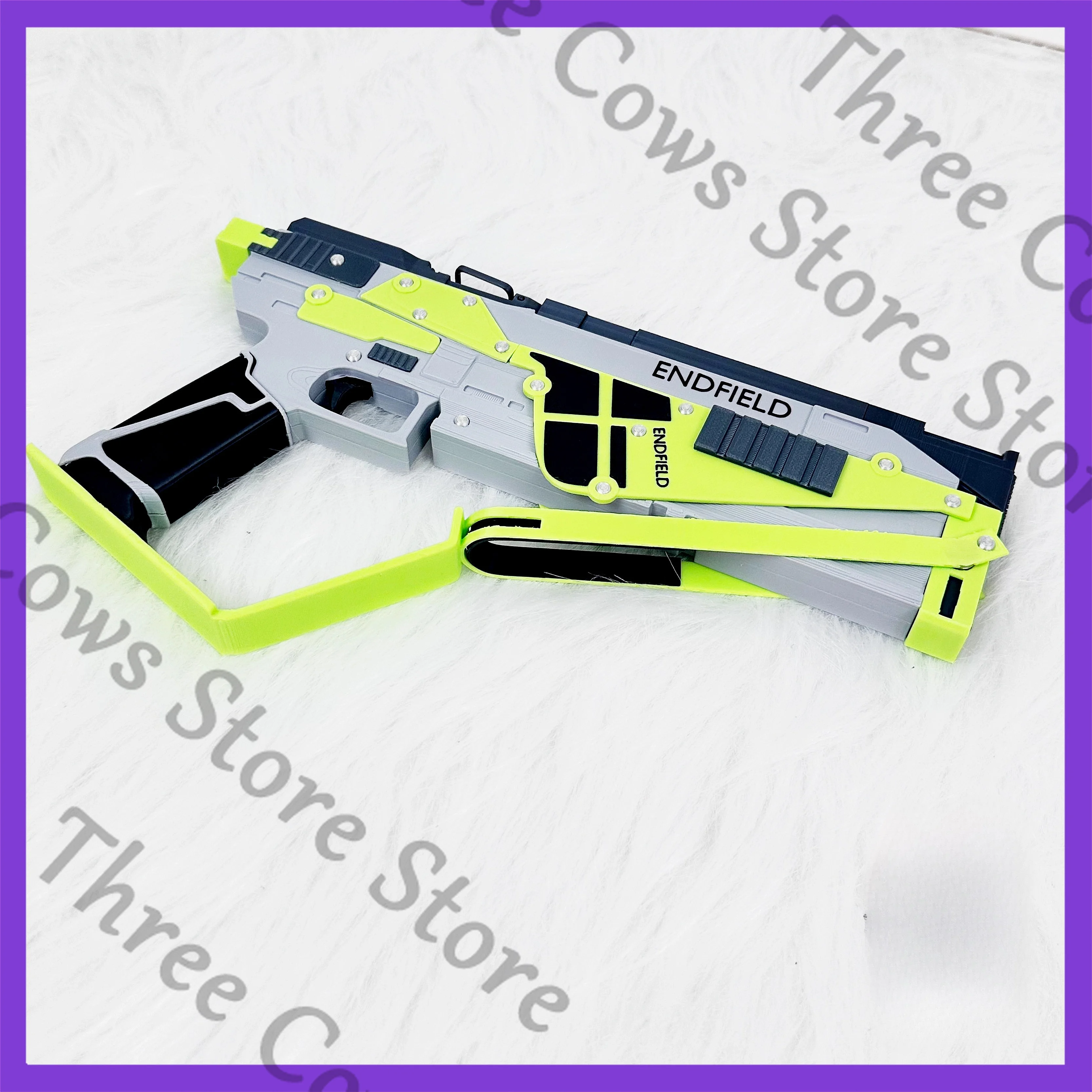 

Anime Arknights: Endfield Fluorite Cosplay Cartoon Handgun Model Two Guns Weaponry Pistol Hand Props Models Kit Accessories Gift