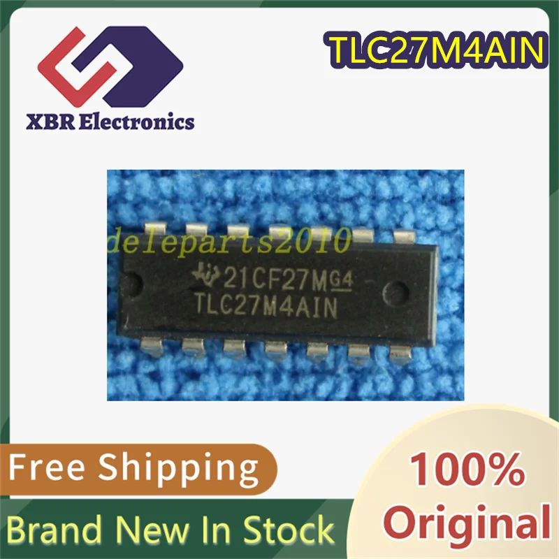 

(5/50 pieces) TLC27M4AIN TLC27M4 DIP14 Integrated Circuit Brand new genuine original product In stock with free shipping