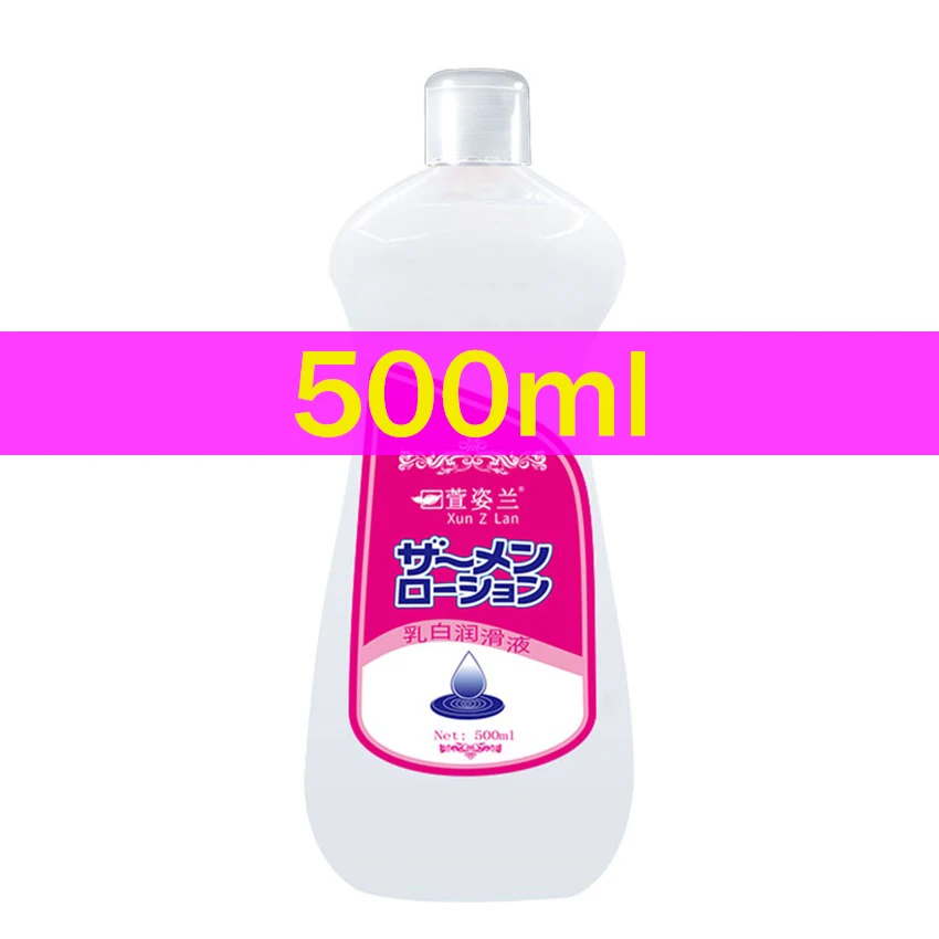 500ML Lubricant for Sex Cream Semen Lube Strawberry Water Based Massage Oil Anal Adult Masturbation intimate Toy Couple Game Gel