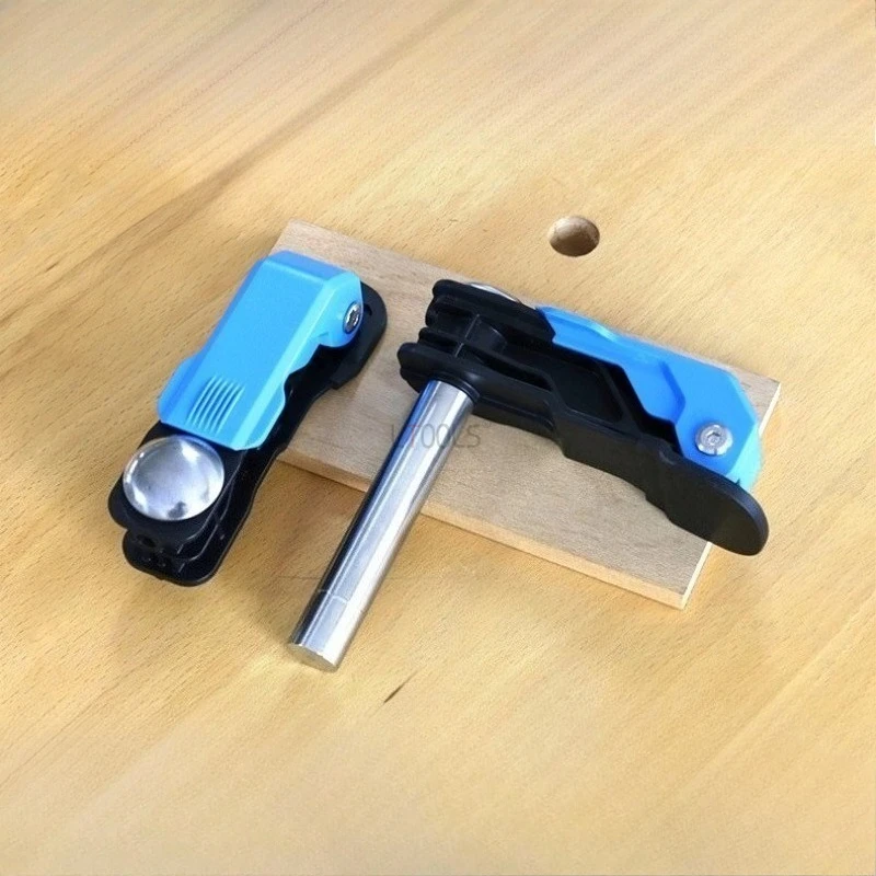 Workbench Desktop Hole Clamp 19MM/20MM Stainless Steel Quick Dog Hole Clamp Woodworking Quick Release Manual Press Clamp Tools