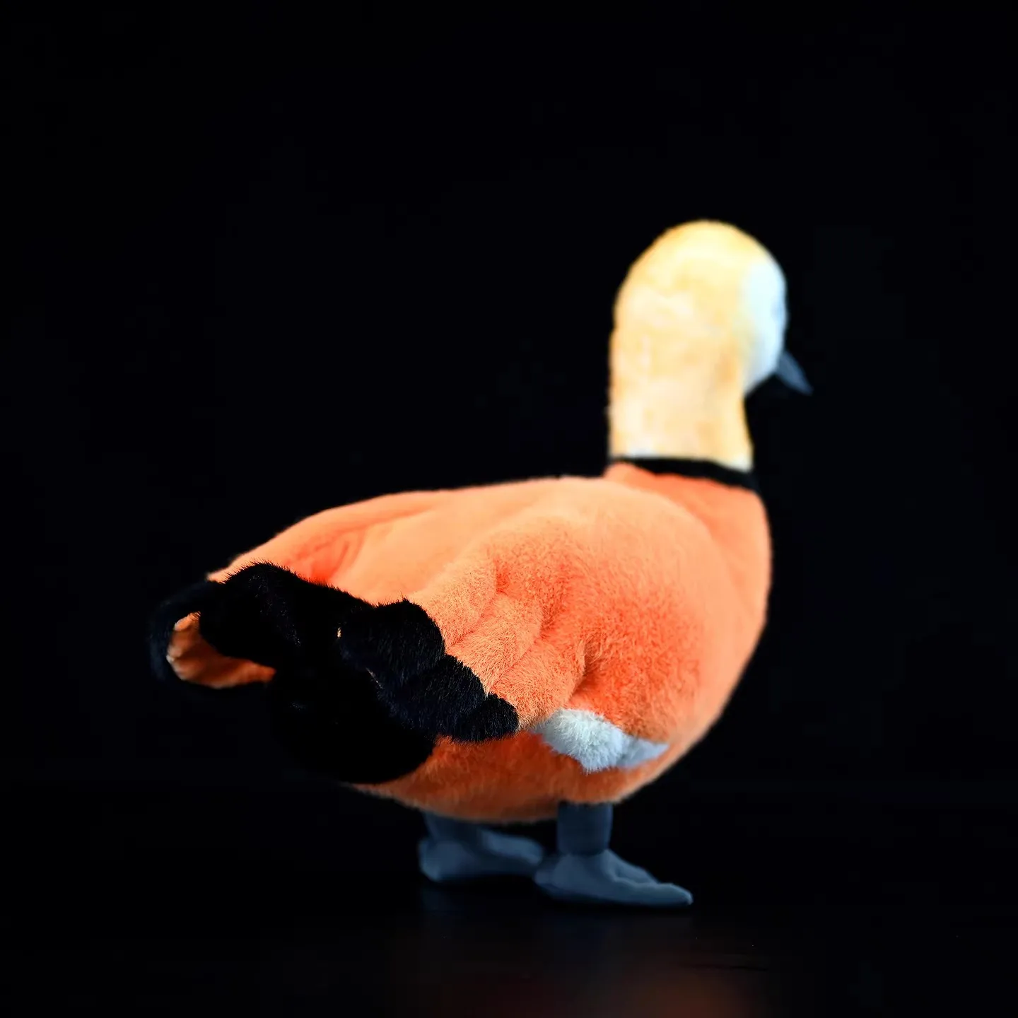 Simulated Animal Ruddy Shelduck Orange Duck Bar Headed Goose Wild Nature Zoo Model Plush Toy Stuffed Doll Girl Boy Friend Gift