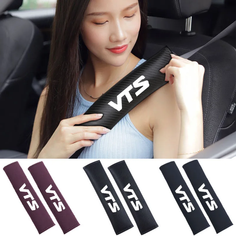 Car Safety Belt Shoulder Pad Safety Strap Cotton Flannel Cover For Citroen VTS Auto Accessories Special for long-distance travel