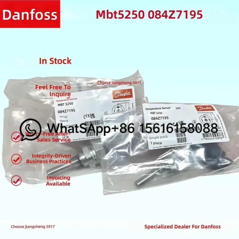 Danfoss MBT5250 Temperature Sensor 084Z8007 084Z8006 084Z6203 084Z7007 084Z7074 084Z7195 Industrial Probe Thermistor for HVAC