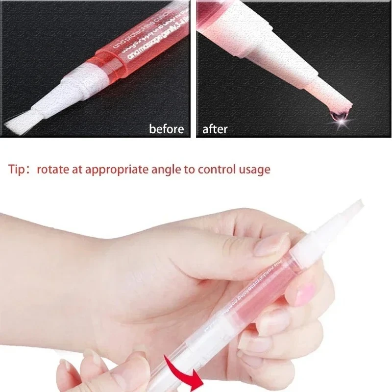 Nail Cuticle Oil Pen 2pcs Nourishment Oil Pen Nail Treatment Revitalizer Nourish Manicure Nail Care Product Set