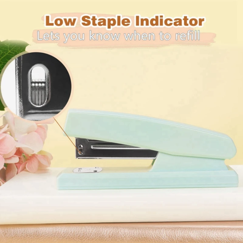 Cucitrice da 1 pezzo cucitrice da ufficio cucitrice da tavolo Green School And University forniture per ufficio cucitrice portatile durevole