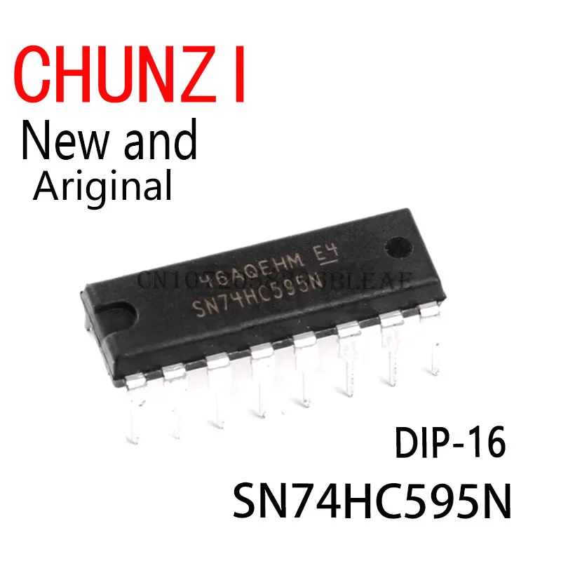 10 шт. новые и оригинальные 74HC595 74HC595N SN74HC595 DIP-16 SN74HC595N