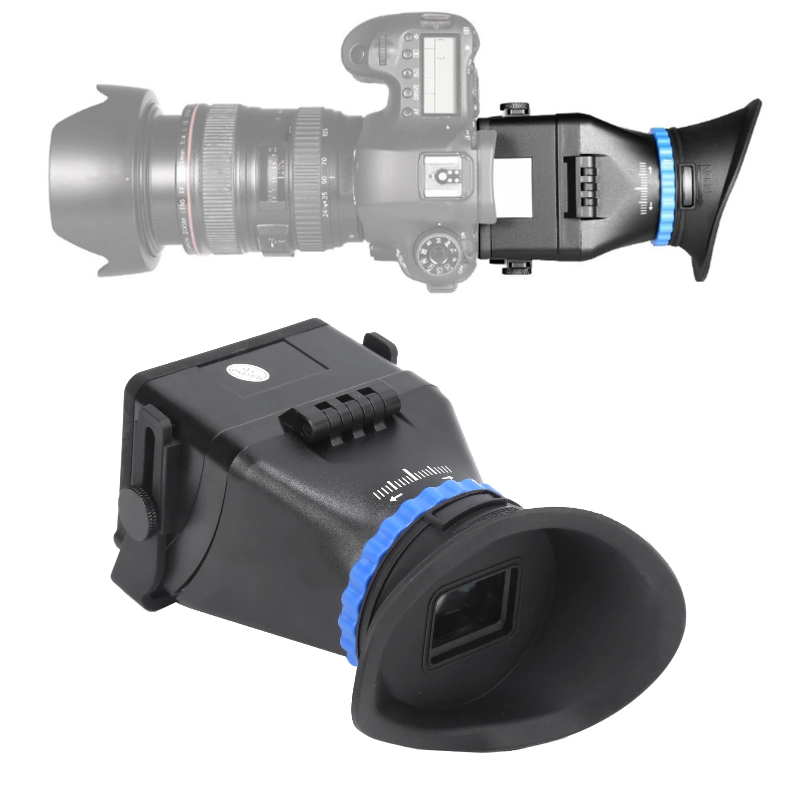 Viewfinder for Camera ST‑1 Camera Screen Viewfinder for Camera Camcorder with 3in/3.2in Screen SLR Viewfinder LCD Viewfinder