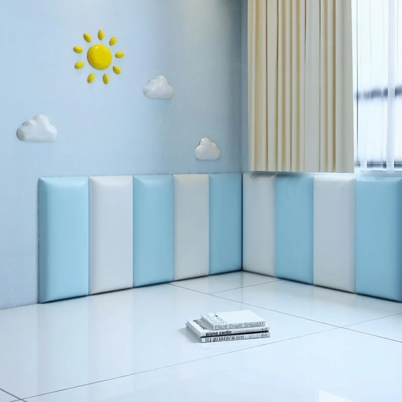 3D Anti‑Collision Soft Wall Panels Self‑Adhesive Peel & Stick Tatami Headboard Cushion DIY Bedroom Upholstered Wall Protector