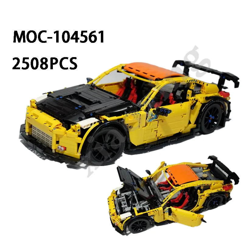 New MOC-104561 Supercar 2508pcs Fairy Tale 350Z 1:8 Scale Adult Assembly Building Blocks Kids Fun Educational Toy Birthday Gift