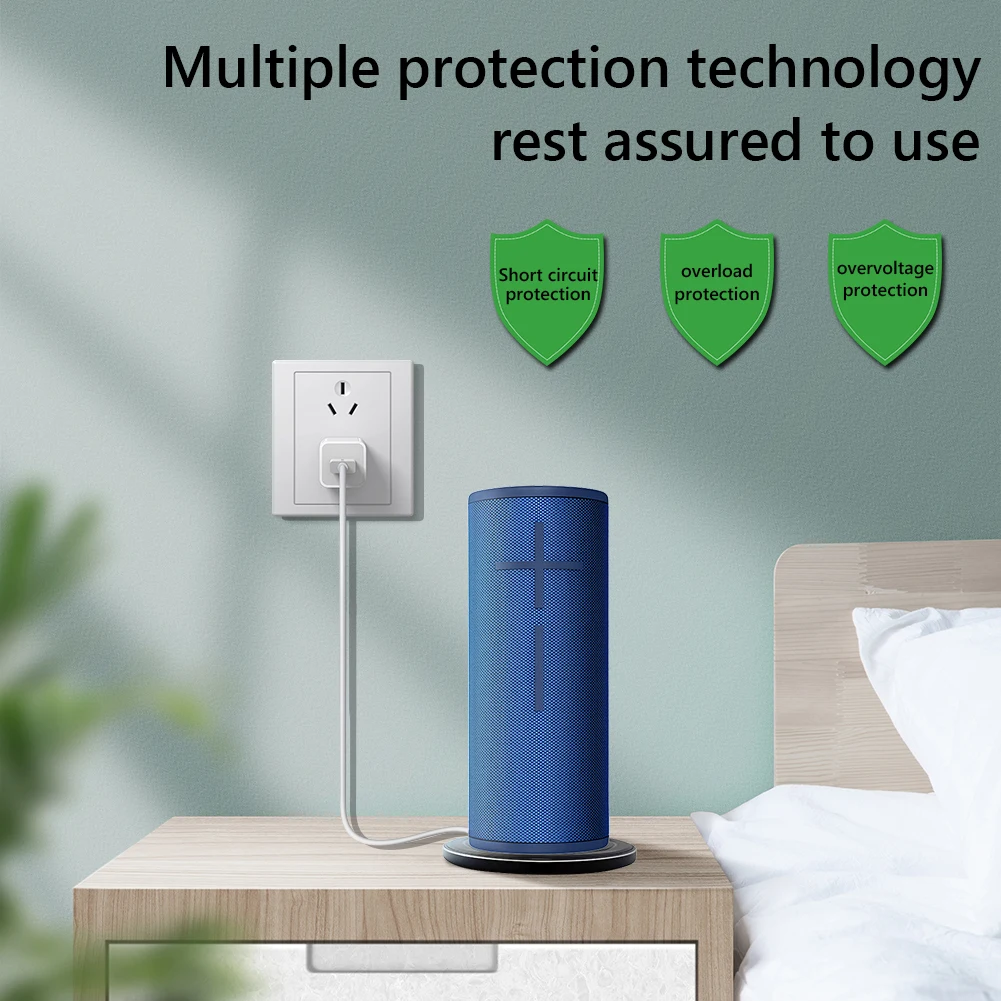 Desktop Charging Dock Station for Logitech Ultimate Ears Boom 3/UE Megaboom 3 Power Charging Dock Bluetooth Speaker Stand Pad