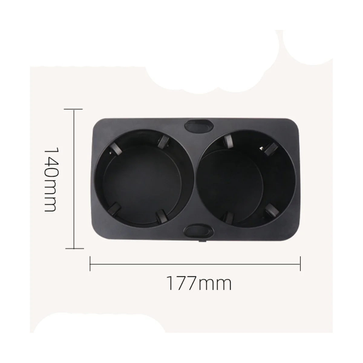 3C0862834 Car Armrest Box Water Cup Holder for VW Passat B6 B7 2007-2015 Center Console Beverage Cup Holder 3C0 862 534