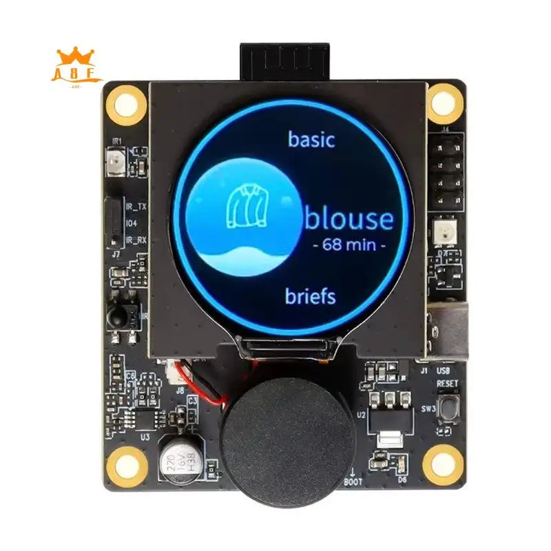 

A08E-ESP32-C3-Lcdkit Development Board 1.28Inch Display SPI LCD Screen IR Wireless Control GUI Function Test Evaluation Board