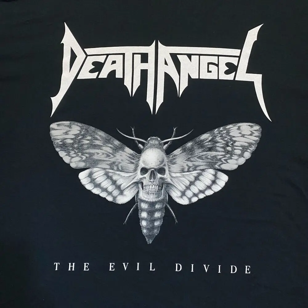 Death Angel The Evil Divide Album Cover ThrashTee O/S Men Women Clothes Oversized Cotton Tees