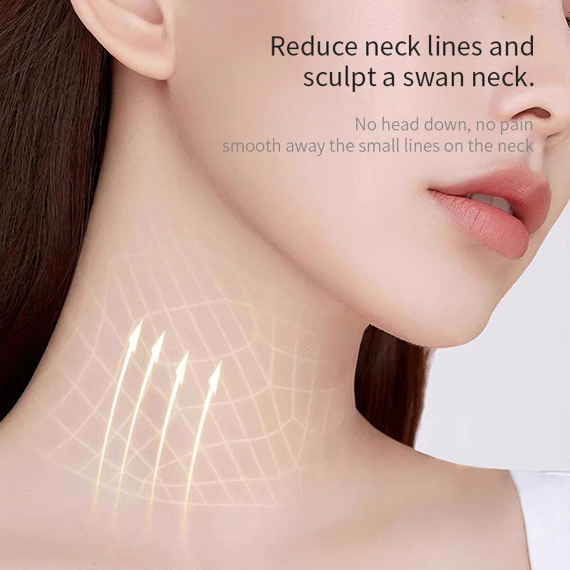 LED ضوء اللون Photorejuvenation Lnstrument الرقبة ضوء خطوط الرقبة جهاز الجمال أداة العناية بالرقبة
