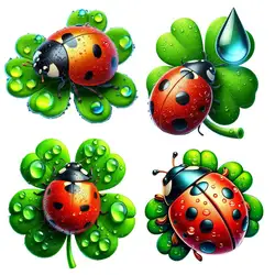 Ladybug Car Sticker Vinyl Decal Waterproof Rear Window Motorcycle Camper Bumper Truck Laptop Decoration Car Accessories SH598
