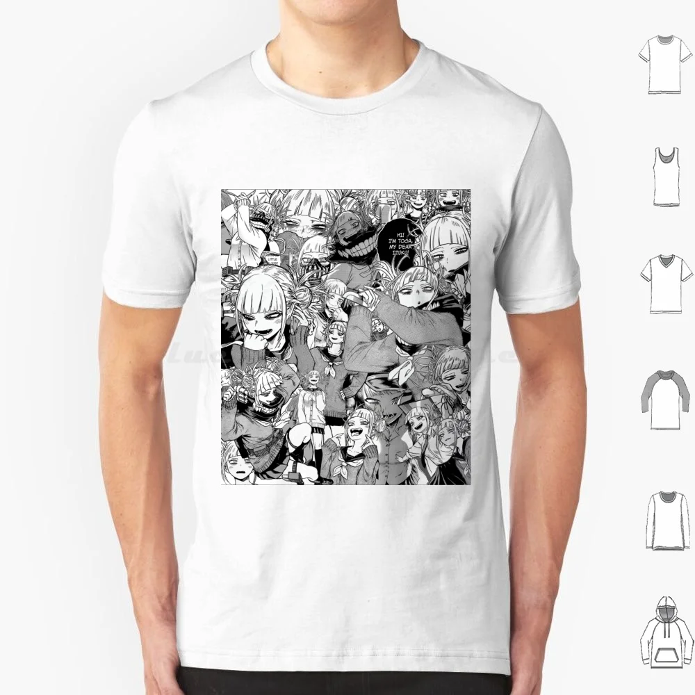 Toga T Shirt Cotton Men Women DIY Print Toga Himiko Himiko Toga Toga Himiko Anime Manga Kawaii Yandere Bnha Boku No Hero