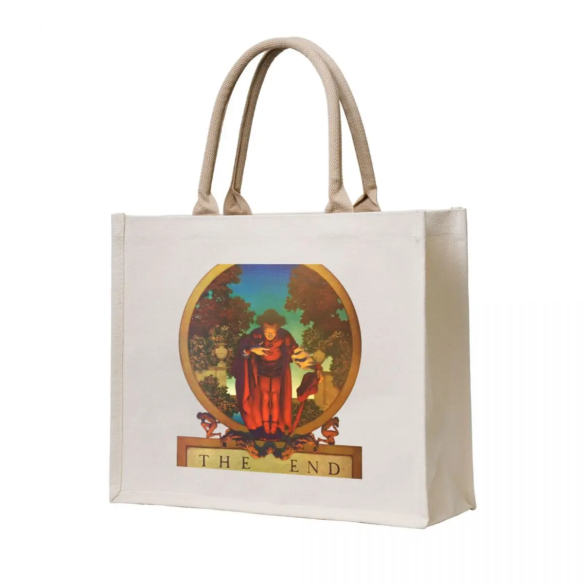 

The End by Maxfield Parrish. 1925 Tote Bag large size bags canvas bags canvas tote bag