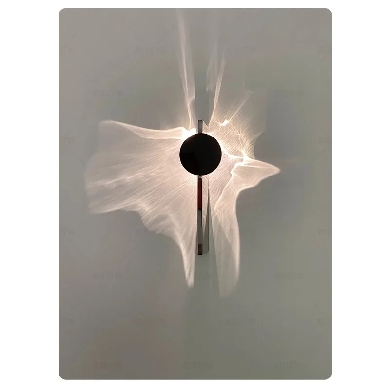 

bedroom angel's eye rotating living room background wall lamp