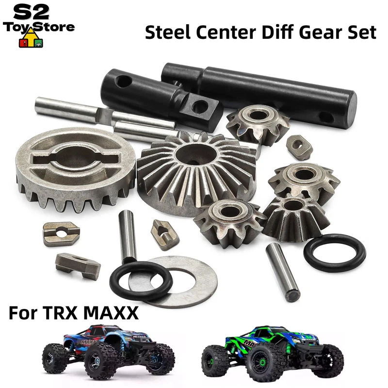 

TRA Center Differential Gear Kit Alloy Steel For Maxx 2.0 Maxx Slash RC Off-Road Truck Upgrade Replacement Components #8989