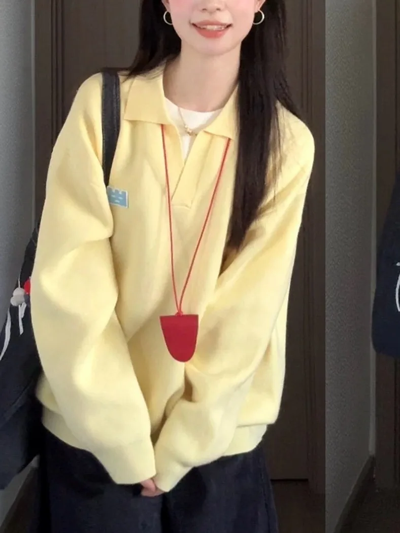 

Soft Cozy Oversized Pullover Long Sve Ne Sweater Women Autumn Winter New Design Sensation Sweet Sle Warmth Heating