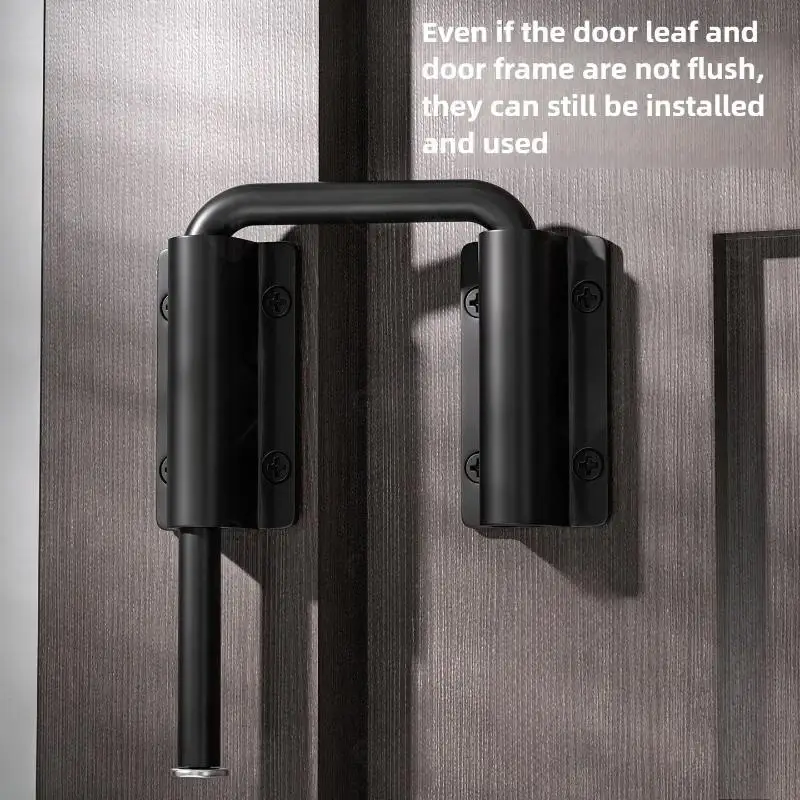 Durable Stainless Steel Door Latch Lock 90/180 Degree Gate Latch Safety Anti-theft Buckle Door Bolts Door Buckle Hardware