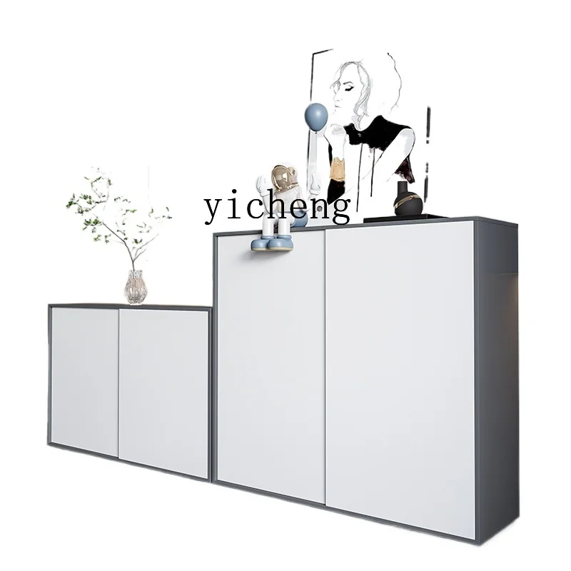 

XL Multifunctional Combination File Cabinet Data Archive Cabinet Sliding Door Low Cabinet