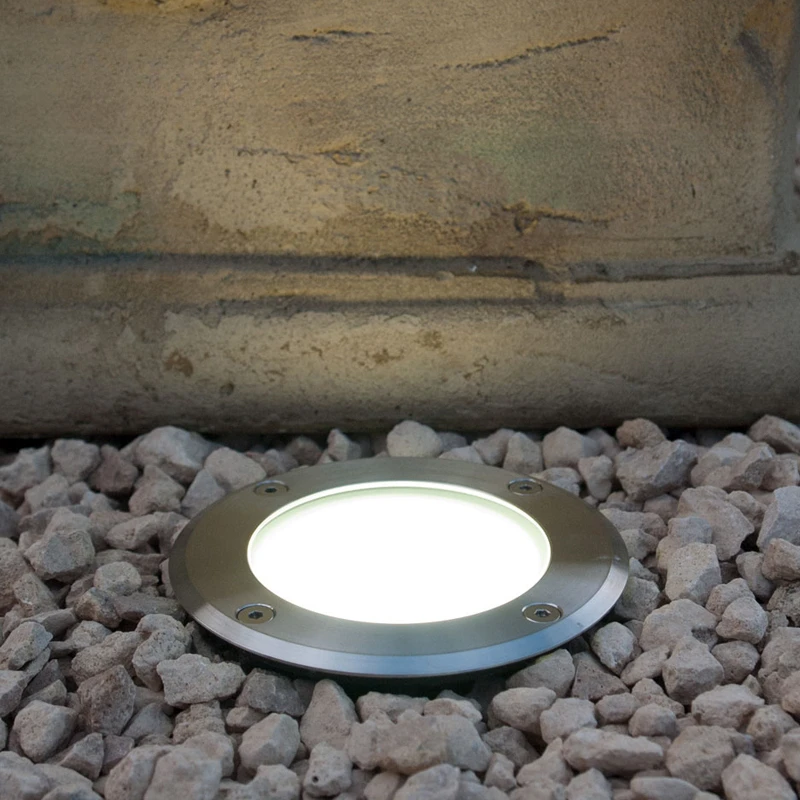 

LED Buried Light Embedded Outdoor Waterproof Outdoor Landscape Courtyard Stainless Steel Buried Spotlight Square Ground Light