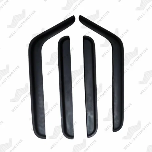 

Newest Off Road Parts Black Rain Shield Abs Plastic Sun Visor Replacement Rain Guard Deflectors For Wranger Jk/jl/jt