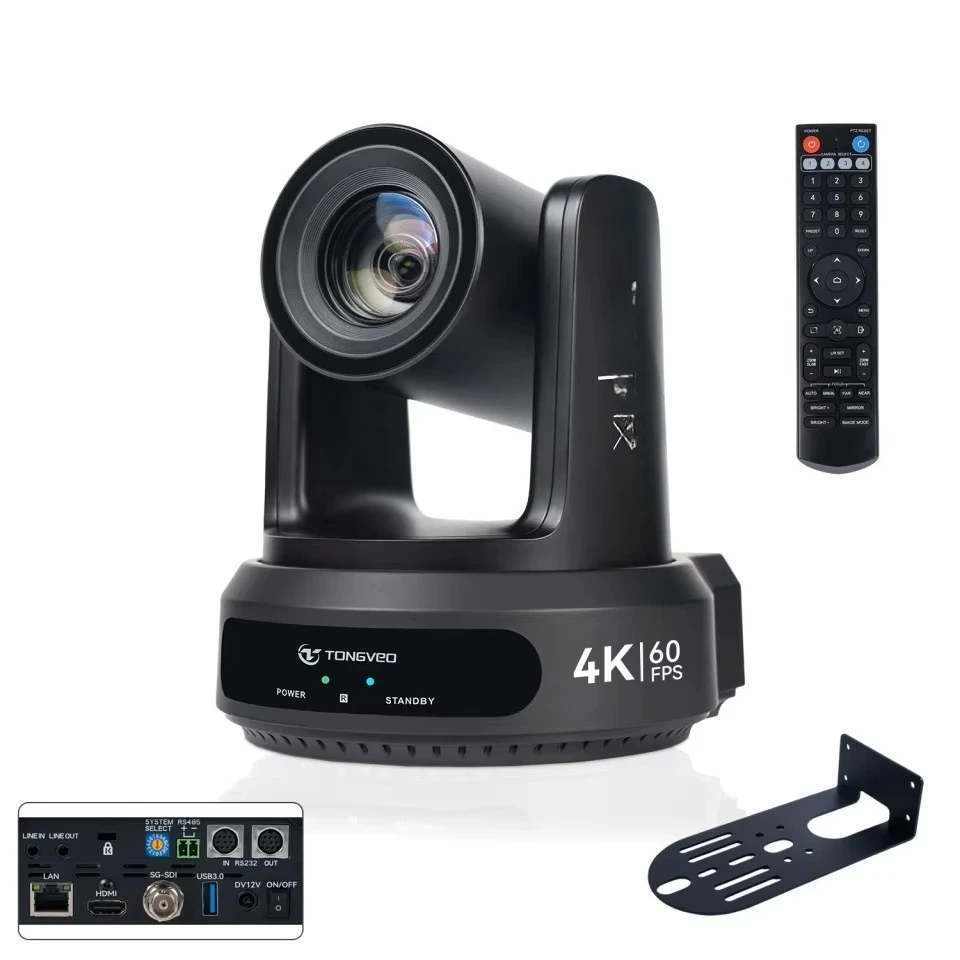 

Ultra HD 4K60FPS Live Streaming Camera 20x Zoom PTZ Conference Camera with Premium AI Auto Tracking Function