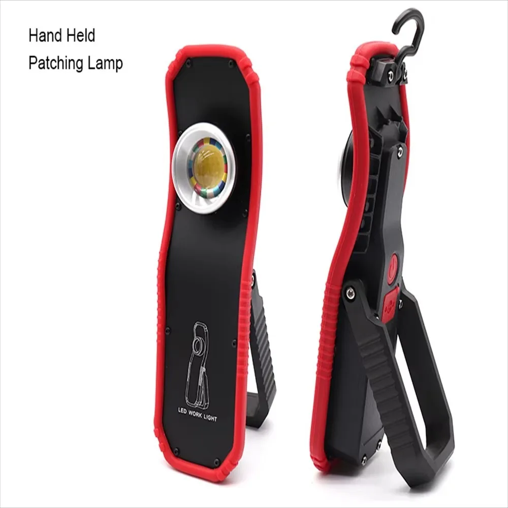 High Quality LED Working Lights Multifunction Red Car Beauty Tools Car Paint Finish Lamp Auto Repair