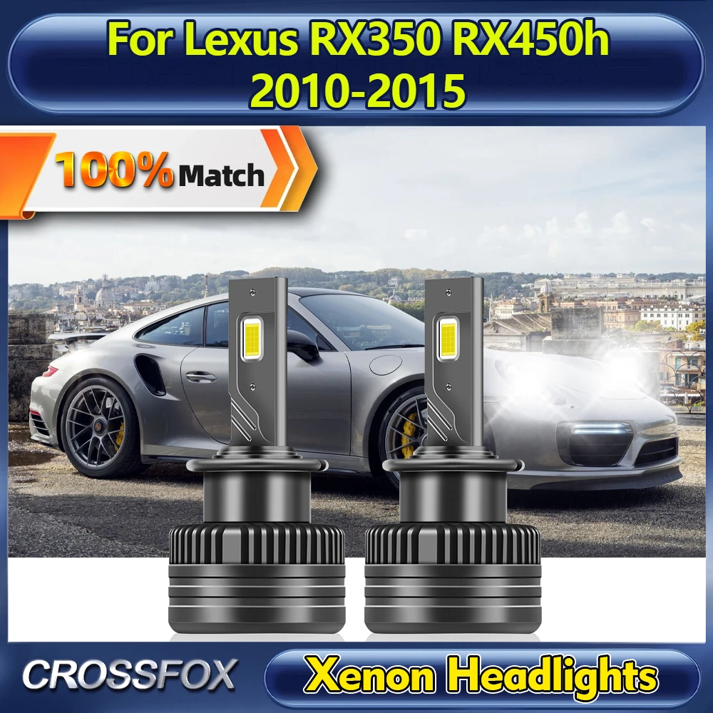 

25000LM LED Car Headlight 120W Xenon Lights Bulbs 12V Plug-N-Play 6000K For Lexus RX350 RX450h 2010 2011 2012 2013 2014 2015