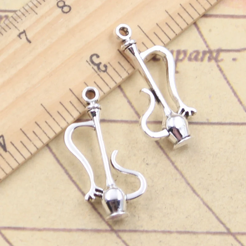 10pcs Charms Kettle 27x15mm Tibetan Silver Color Pendants Antique Jewelry Making DIY Handmade Craft