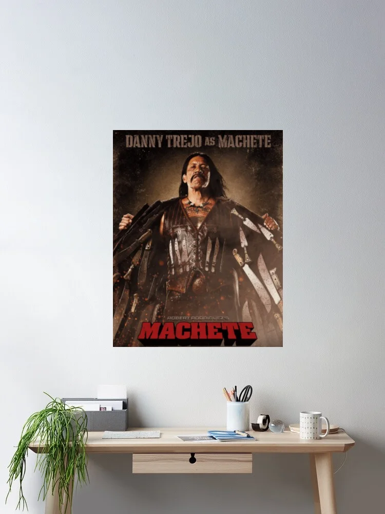 Machete Movie Print Art Canvas Poster- For Living Room Decoration - Home Wall Decor Picture