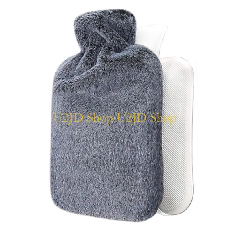 U2JD Hot Water Bag with Cover,Hot Water Bottle Warm Water Bag Hot Water Bottle Cover