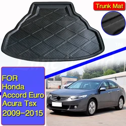 Cargo Boot Liner Rear Trunk Floor Mat Tray Carpet For Honda Accord Euro Inspire Acura Tsx 2009 2010 2011 2012 2013 2014 2015