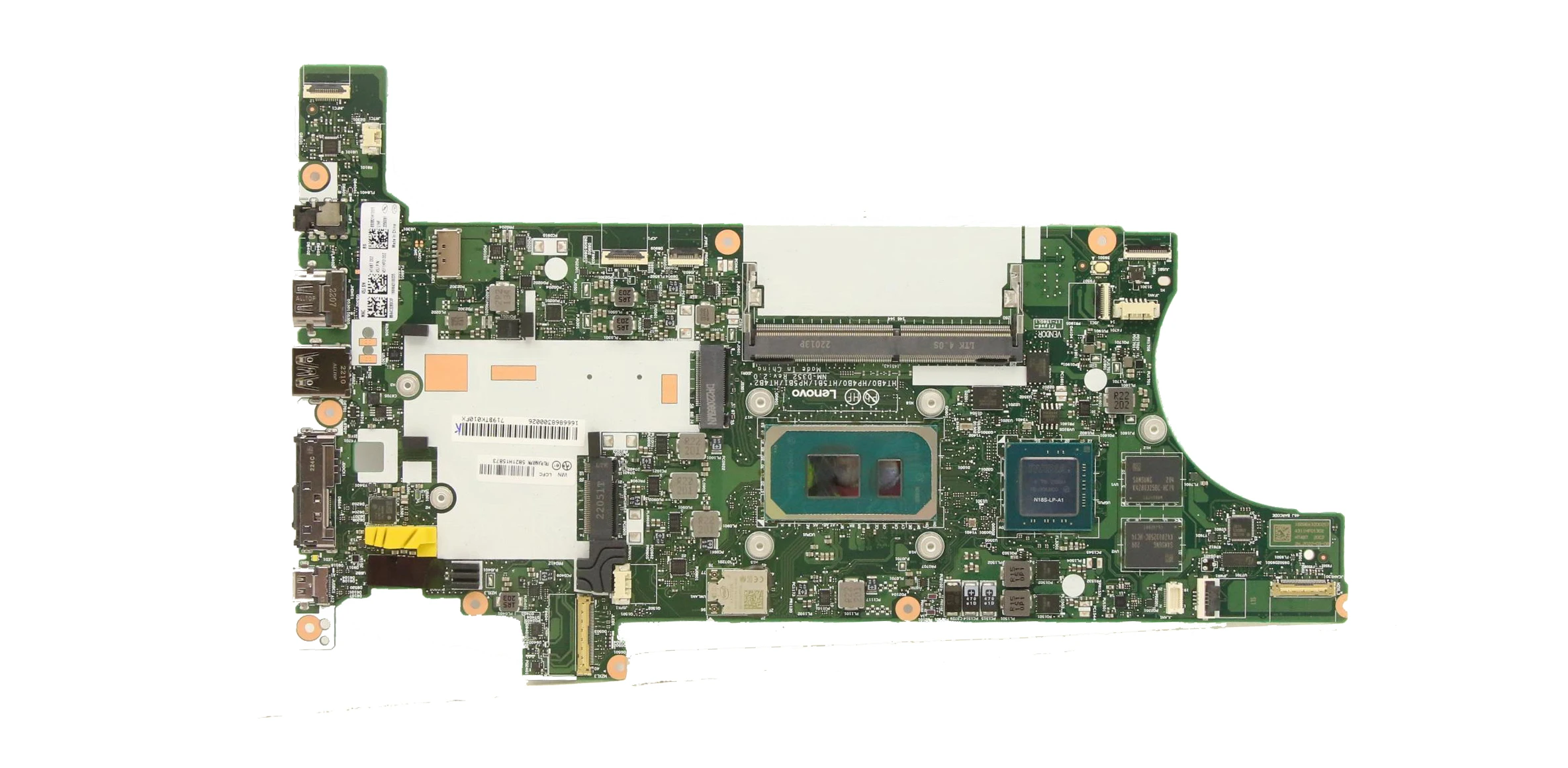 

5B21H15873 New For Thinkpad T14 Gen 2 T15 Gen 2 Motherboard i5-1135G7 8G