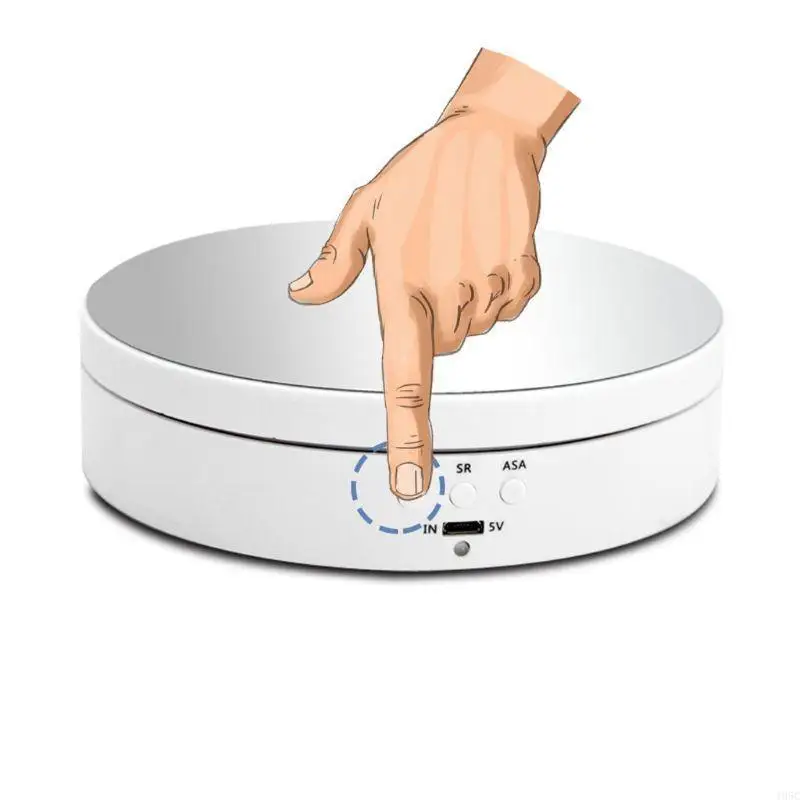 195C Rotating Display Stand Battery Powered Turntable Display Stand for Watch Product