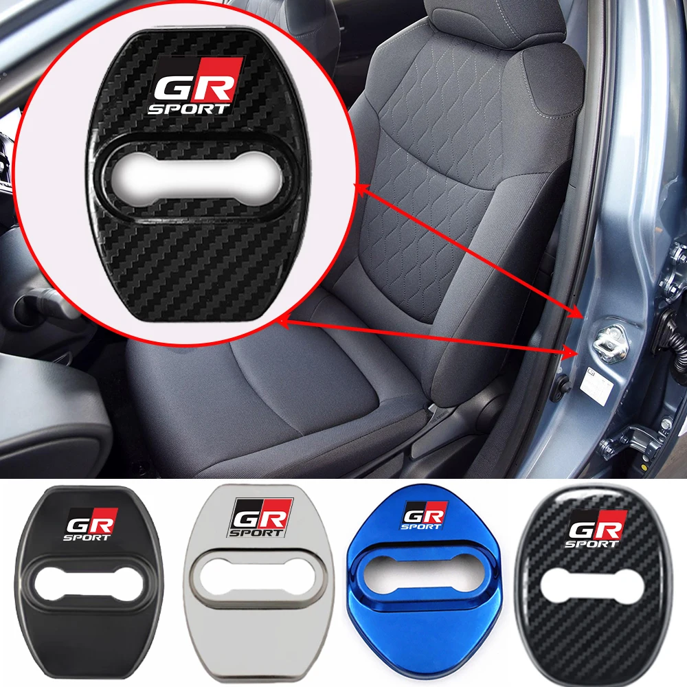 Car Door Lock Cover Auto Protection Case For GR Sport Daihatsu Altis Atrai Boon Copen Gran Max Hijet Luxio Mira Move Accessories