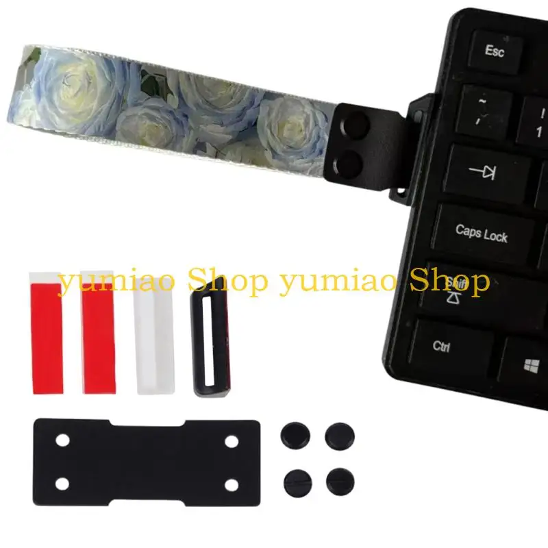 587B Ergonomic Keyboards Strap Fashionable Fabric Strap Rope Easy To Attach For Comfortable Carrying Laptop Accessories