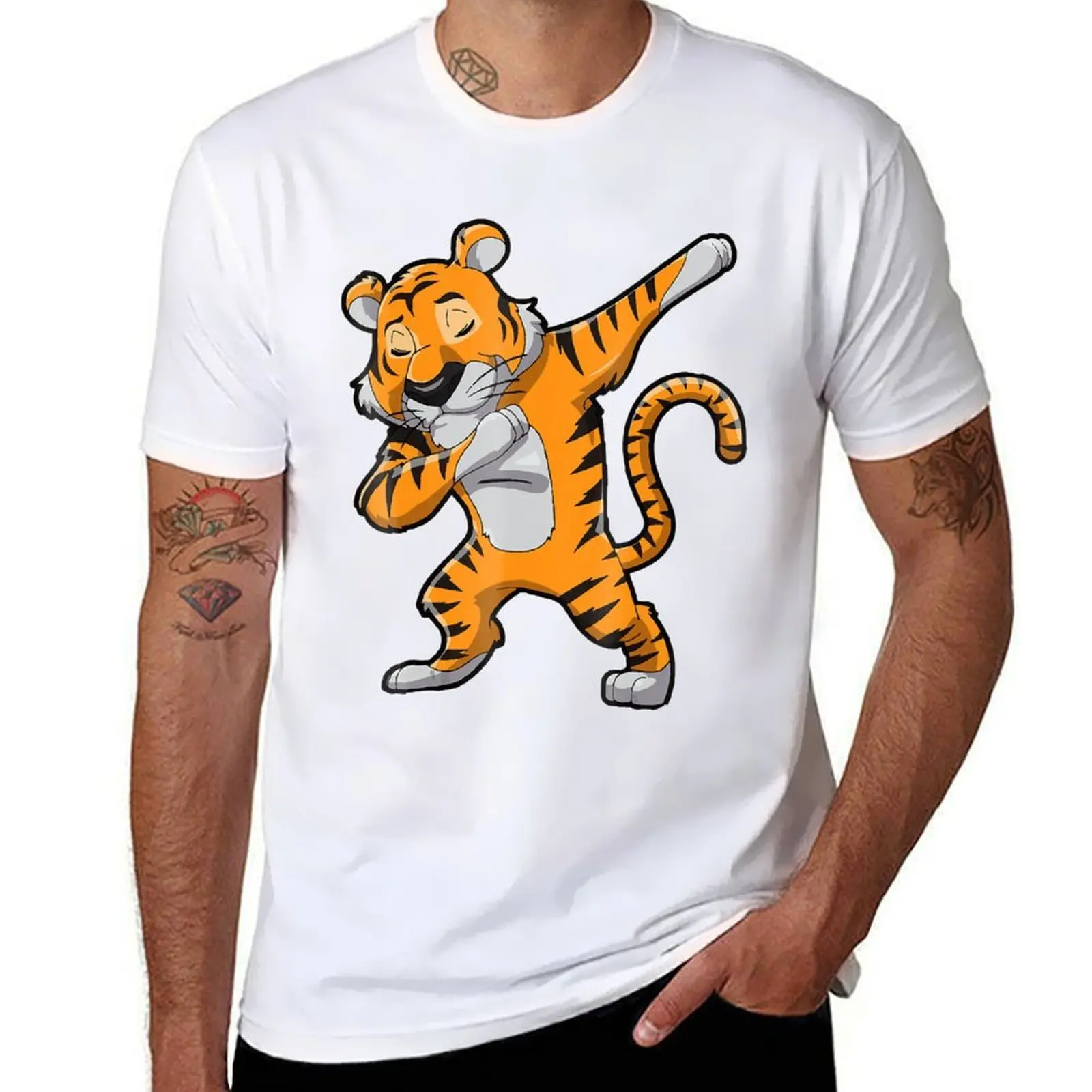 Dabbing Tiger T-Shi…