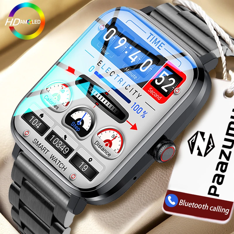 2023 NFC Bluetooth Answer Call Smart Watch Men Heart Rate Fitness Tracker Watches IP68 Waterproof Women Smartwatch for 1.85 inch